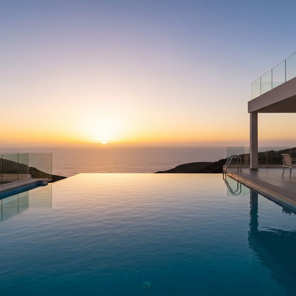 Villa infinity pool
